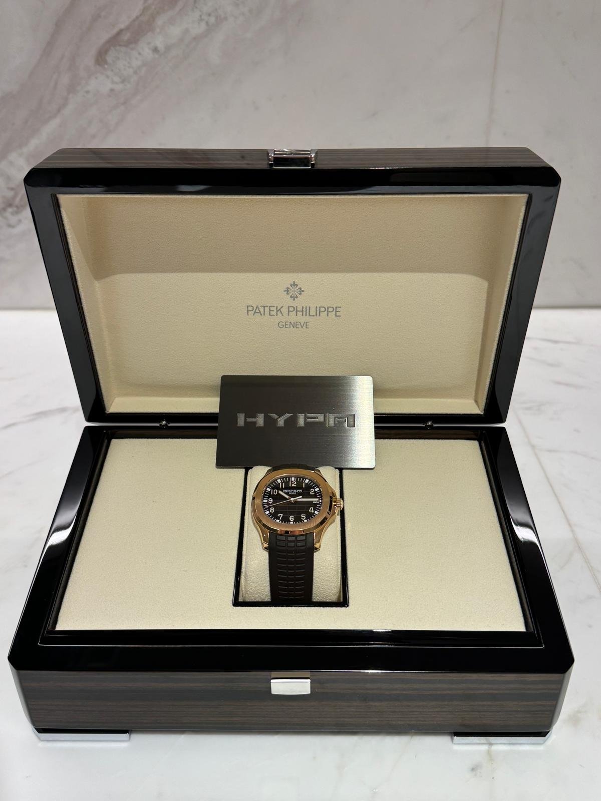 Patek Philippe Aquanaut 5167R-001 18k Rose Gold with Original Box and Certificate