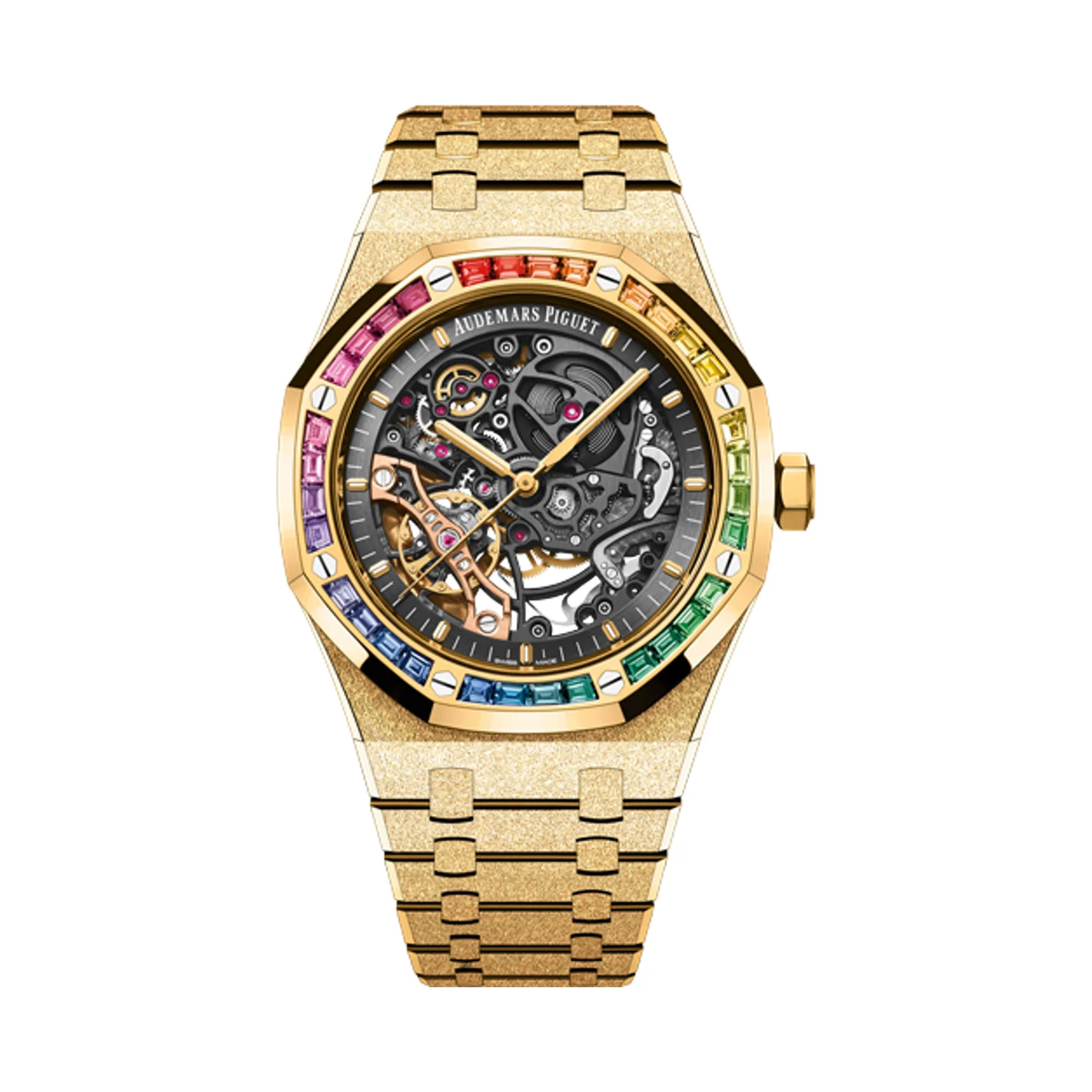 Audemars Piguet Royal Oak Frosted Gold Double Balance Wheel Openworked 15412BA.YG.1224BA.01-B