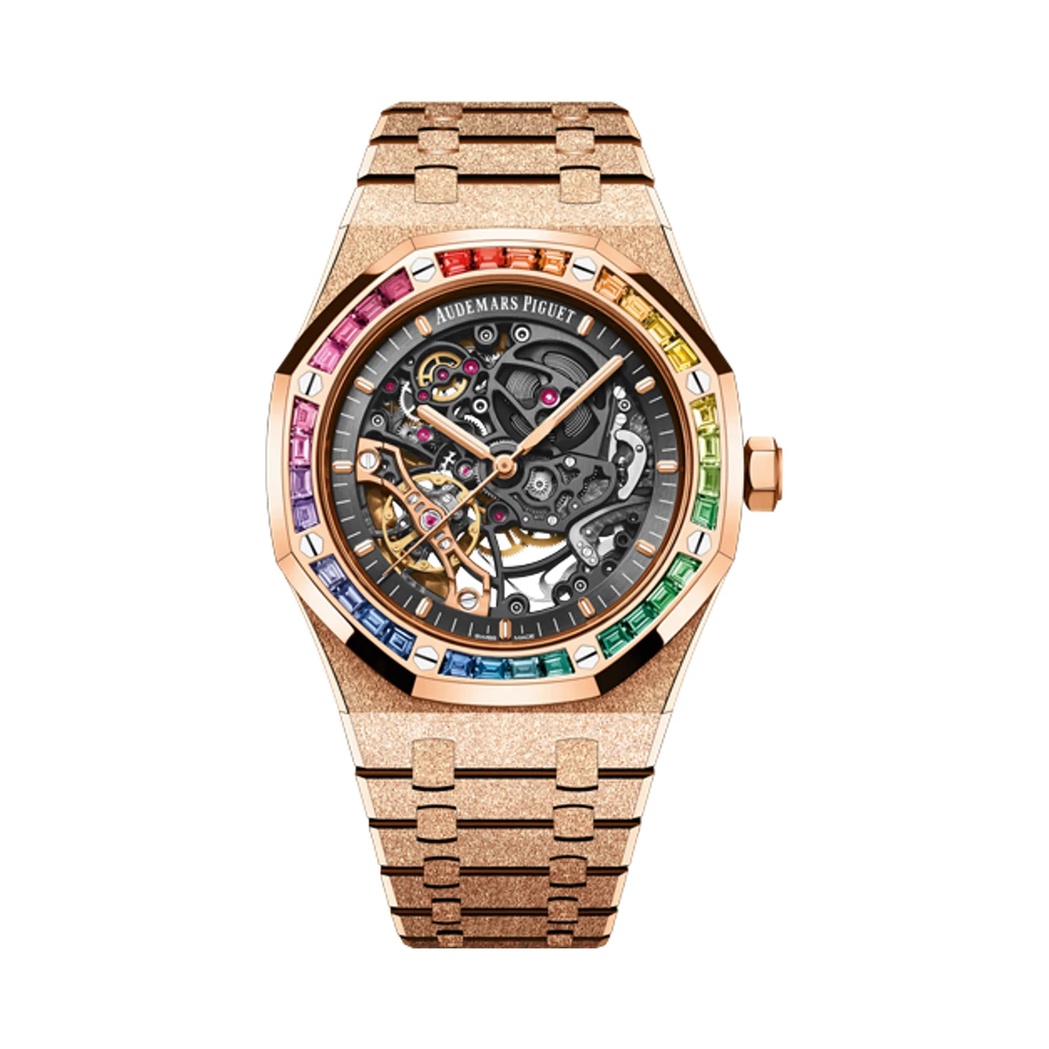 Audemars Piguet Royal Oak Frosted Gold Double Balance Wheel Openworked 15412OR.YG.1224OR.01-B