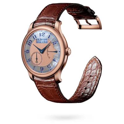 F.P. Journe Chronomètre Souverain Nacre CS, three-quarter view