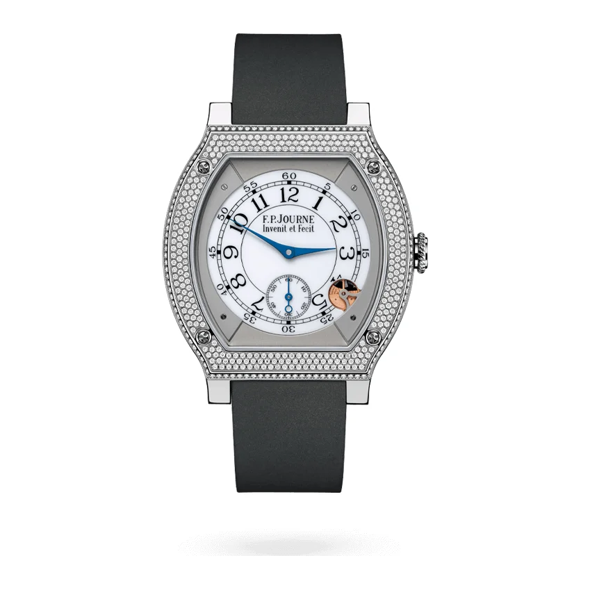 F.P. Journe Élégante 48 mm Titanium Set with Diamonds ELHT
