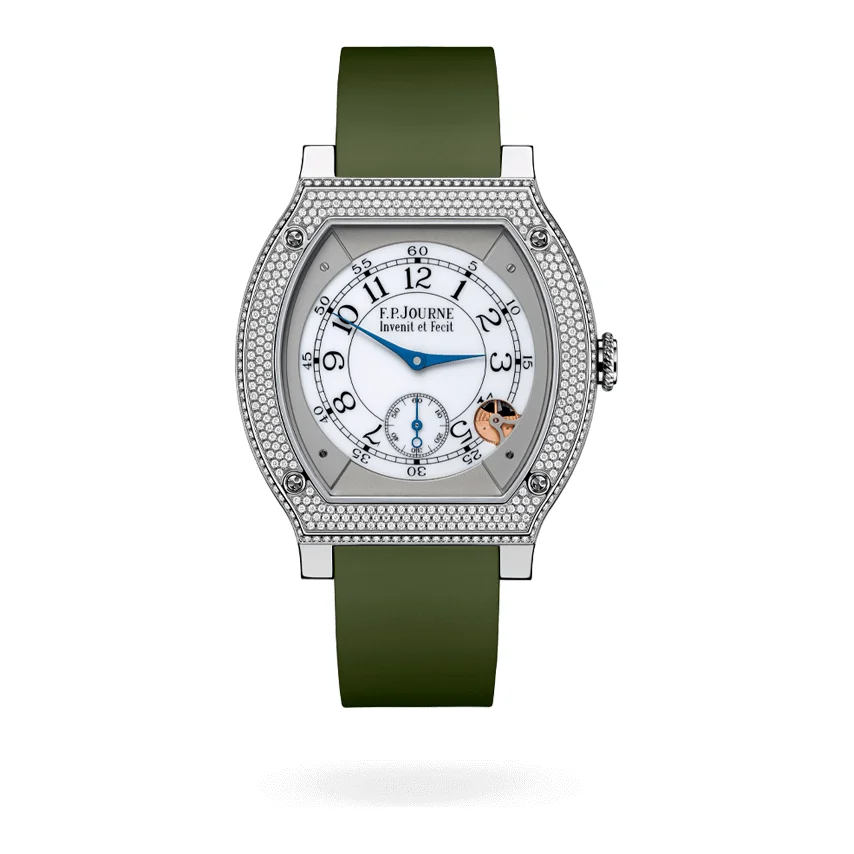 F.P. Journe Élégante 48 mm Titanium Set with Diamonds ELHT