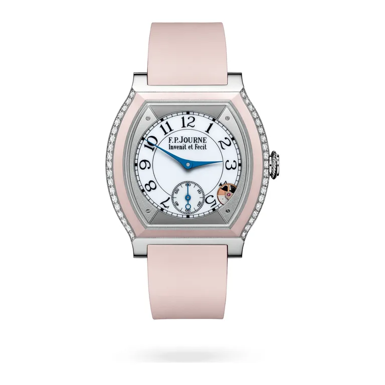 F.P. Journe Élégante 40 mm Titanium with Inserts and 2 Rows of Diamonds ELT