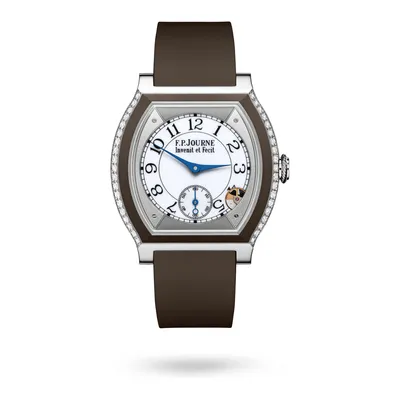 F.P. Journe Élégante 40 mm Titanium with Inserts and 2 Rows of Diamonds ELT