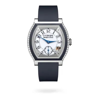 F.P. Journe Élégante 40 mm Titanium with Inserts and 2 Rows of Diamonds ELT