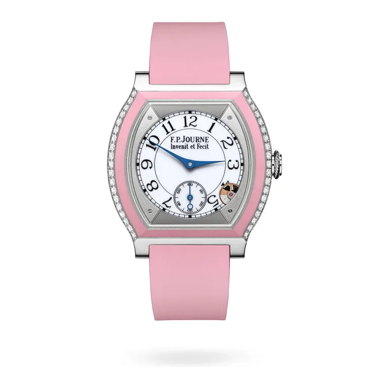 F.P. Journe Élégante 40 mm Titanium with Inserts and 2 Rows of Diamonds ELT