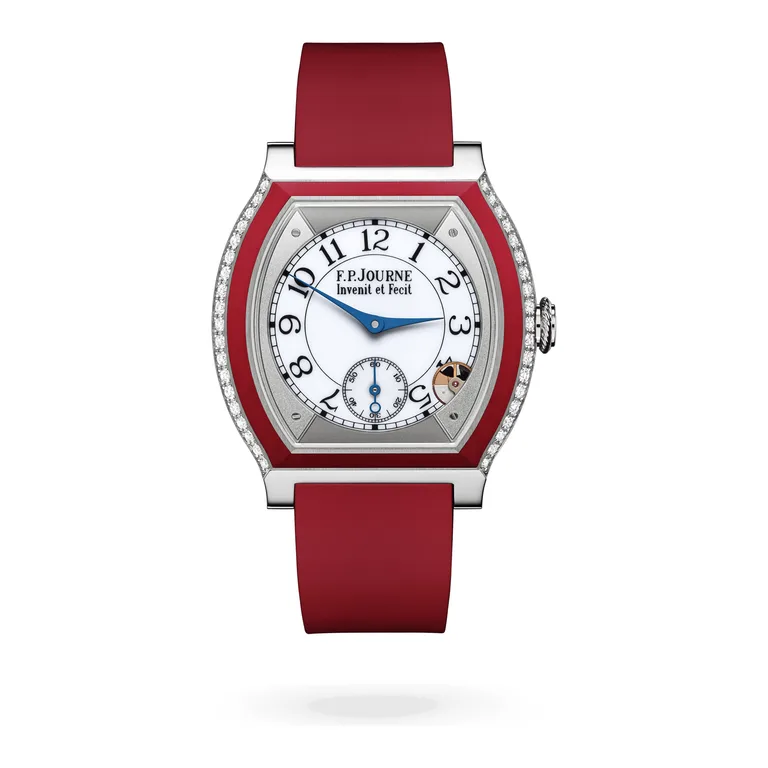 F.P. Journe Élégante 40 mm Titanium with Inserts and 2 Rows of Diamonds ELT