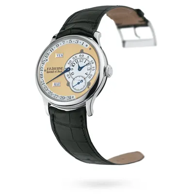 F.P. Journe Octa Calendrier Q, three-quarter view