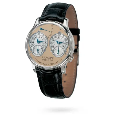 F.P. Journe Chronomètre à Résonance R, three-quarter view