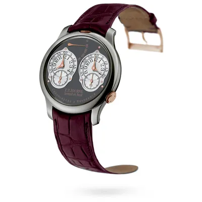 F.P. Journe Chronomètre à Résonance Anniversaire Tokyo RN, three-quarter view