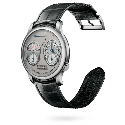 F.P. Journe Chronomètre à Résonance RT, three-quarter view