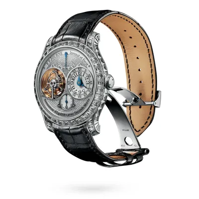 F.P. Journe Tourbillon Souverain Set with Diamonds TJ, three-quarter view