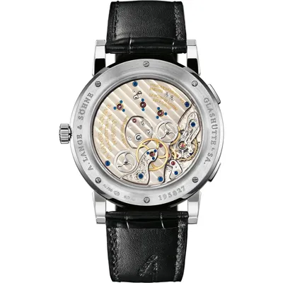 A. Lange & Söhne Lange 1 Time Zone, case back