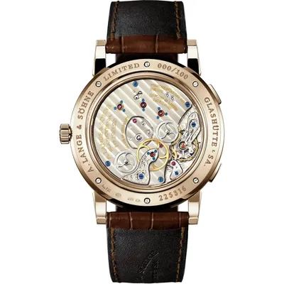 A. Lange & Söhne Lange 1 Time Zone, case back