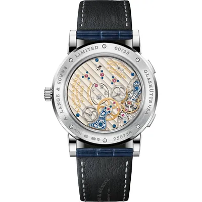 A. Lange & Söhne Lange 1 Time Zone “25th Anniversary”, case back