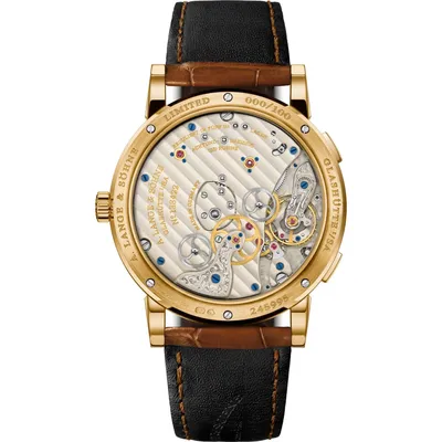 A. Lange & Söhne Lange 1 Time Zone, case back