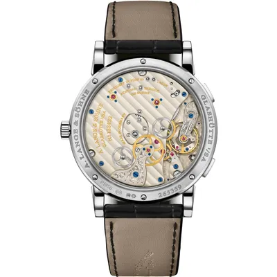 A. Lange & Söhne Lange 1 Time Zone, case back