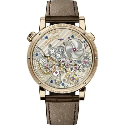 A. Lange & Söhne Zeitwerk Minute Repeater Honeygold, case back