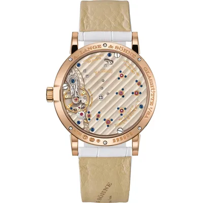 A. Lange & Söhne Little Lange 1 Moon Phase, case back