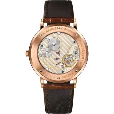 A. Lange & Söhne Saxonia Thin, case back