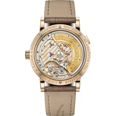 A. Lange & Söhne Lange 1 Daymatic Honeygold, case back