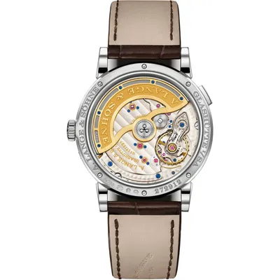 A. Lange & Söhne Saxonia Annual Calendar, case back