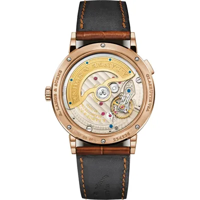 A. Lange & Söhne Saxonia Outsize Date, case back
