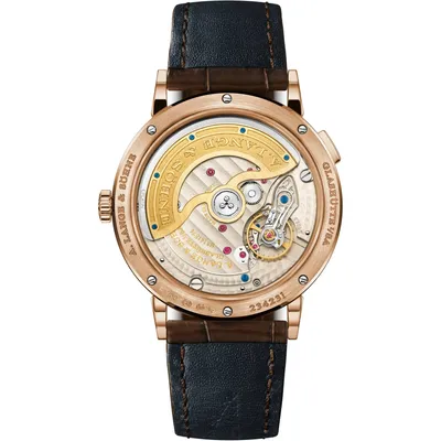 A. Lange & Söhne Saxonia Outsize Date, case back