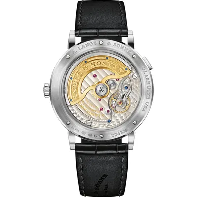 A. Lange & Söhne Saxonia Moon Phase, case back