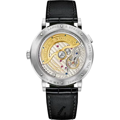 A. Lange & Söhne Saxonia Moon Phase, case back