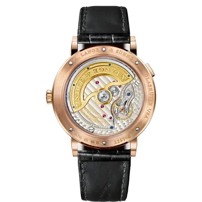 A. Lange & Söhne Saxonia Moon Phase, case back