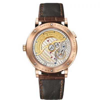 A. Lange & Söhne Saxonia Moon Phase, case back