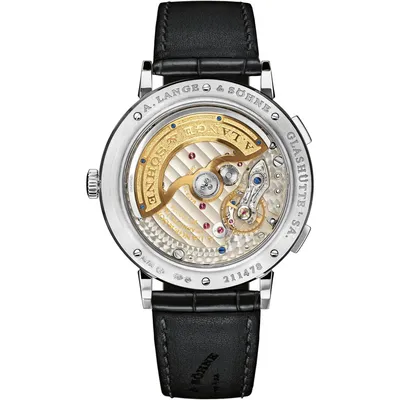 A. Lange & Söhne Saxonia Dual Time, case back
