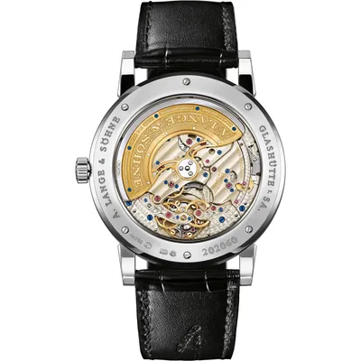 A. Lange & Söhne Lange 1 Tourbillon Perpetual Calendar, case back
