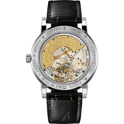 A. Lange & Söhne Lange 1 Tourbillon Perpetual Calendar Handwerkskunst, case back
