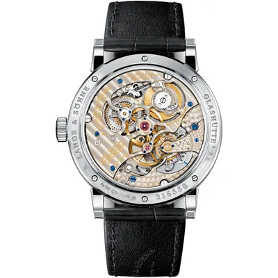A. Lange & Söhne Richard Lange Tourbillon “Pour le Mérite”, case back