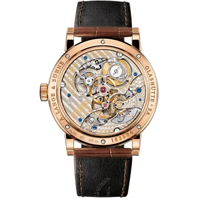 A. Lange & Söhne Richard Lange Tourbillon “Pour le Mérite”, case back