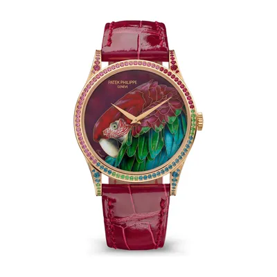 Patek Philippe Rare Handcrafts Green-winged Macaw 5077/211R-001