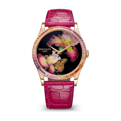 Patek Philippe Rare Handcrafts Pink Butterfly 5077/356R-001