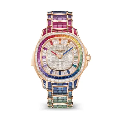 Patek Philippe Grand Complications Aquanaut Luce "Rainbow" Minute Repeater, Haute Joaillerie 5260/1455R-001