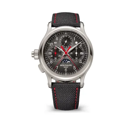 Patek Philippe Grand Complications Split-seconds Monopusher Chronograph for Left-handers, Perpetual Calendar 5373P-001