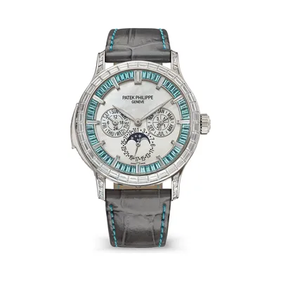 Patek Philippe Grand Complications Minute Repeater, Perpetual Calendar, Haute Joaillerie 5374/400P-001