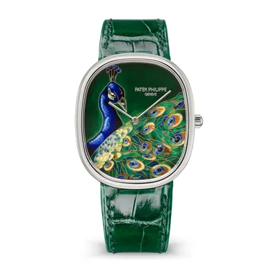 Patek Philippe Rare Handcrafts Blue Peacock 5738/50G-041