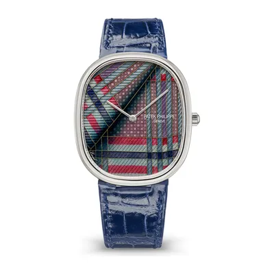 Patek Philippe Rare Handcrafts Blue Tartan 5738/50G-045