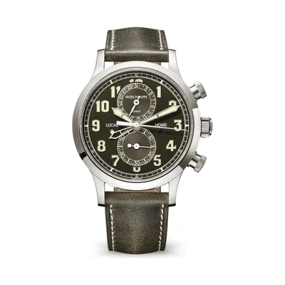 Patek Philippe Complications Calatrava Pilot Travel Time, Flyback Chronograph 5924G-010