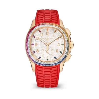 Patek Philippe Aquanaut Luce "Rainbow" Chronograph, Joaillerie 7968/300R-001