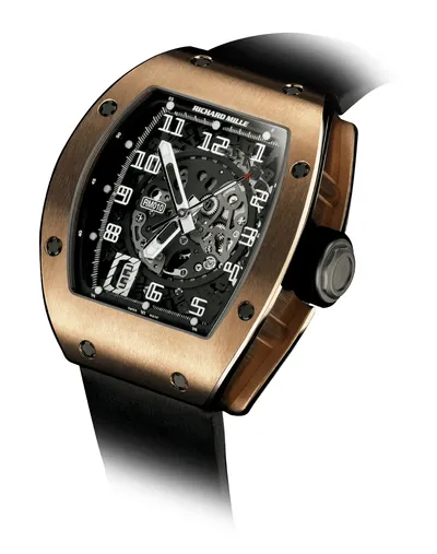 Richard Mille RM 010 Red Gold, three-quarter view