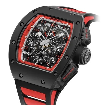 Richard Mille RM 011 Midnight Fire, three-quarter view