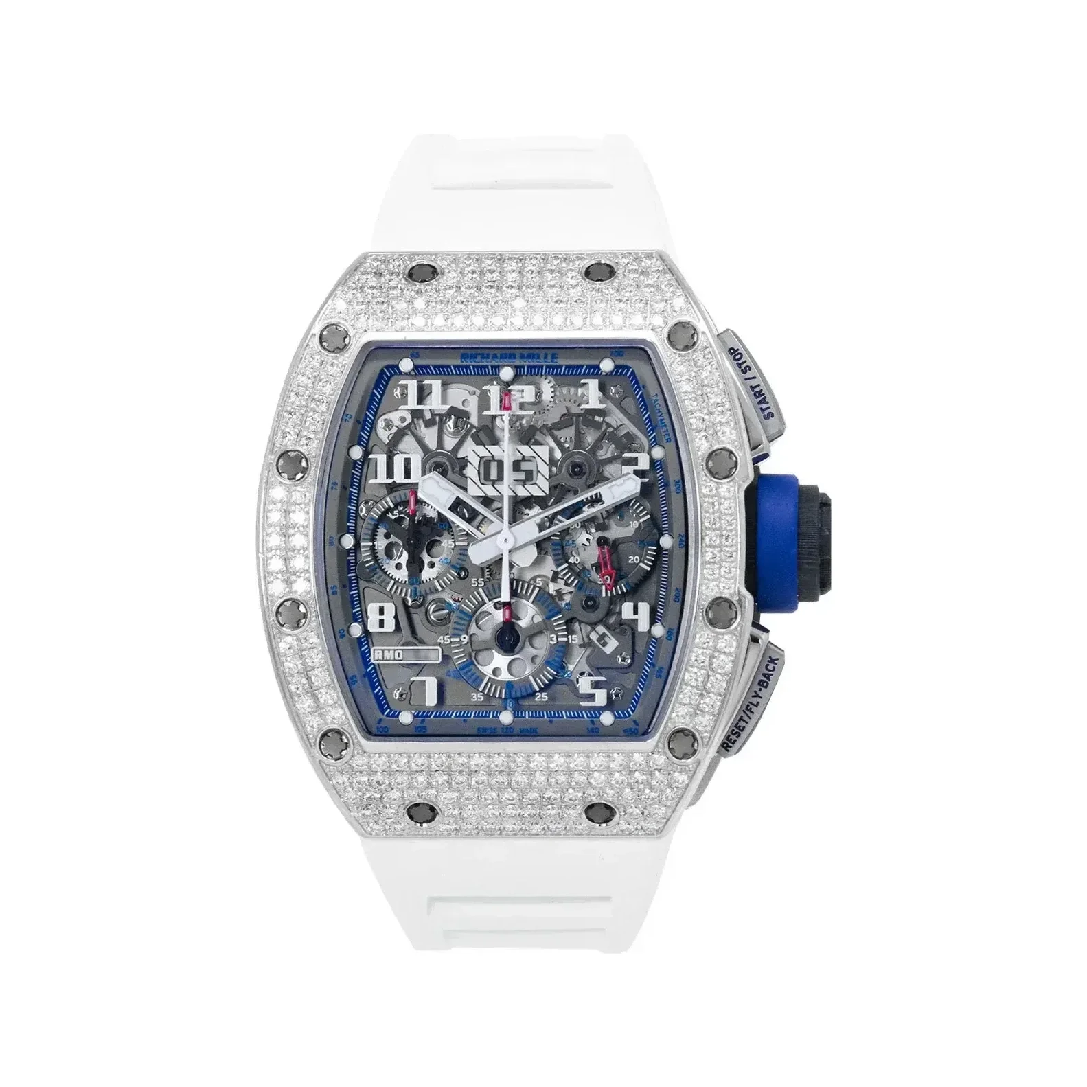 Richard Mille RM 011 WG Full Setting Asia Edition