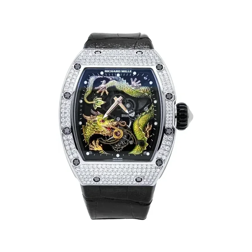 Richard Mille RM 057 WG Full Setting Green Dragon